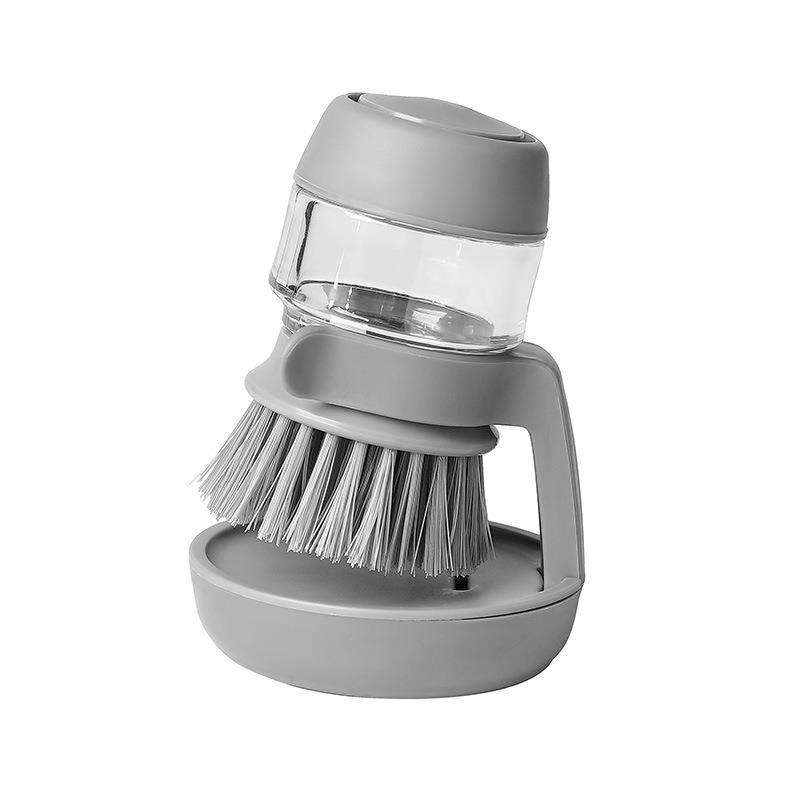 Dish Washing Brush With Liquid Soap Dispenser