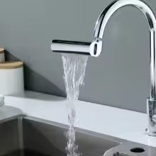 Kitchen Faucet - 4 in 1 360° Swivel Faucet Waterfall Faucet 4 Function Water Saving Kitchen Sink Faucet Bathroom Faucet