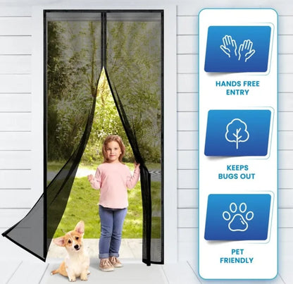 Magic Mesh Deluxe- Hands Free Magnetic Screen Door