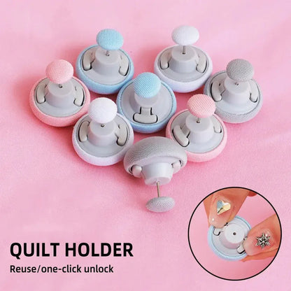 Mushroom Bed Clip, Blanket Buckles Bed Sheet Fixator Gripper, Double Press Bedspread Holder, Fall-proof Sheet Fastener Clip, Comforter Clips Quilt Holder Fixator, Bedroom Duvet Fixing Holder Quilt Cover Pinso