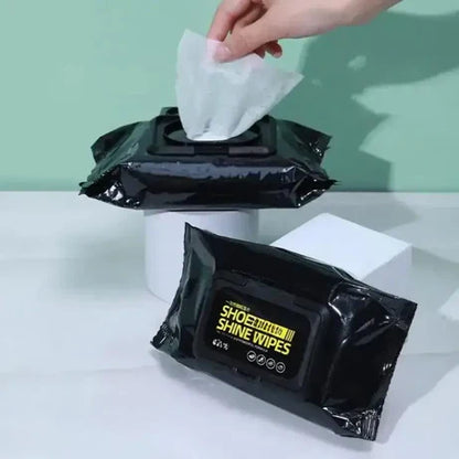 Disposable Shoe and bags Cleaning Wet Wipes For Quick Shine