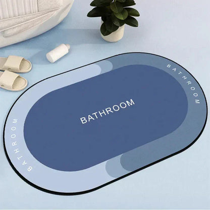 Bath Mat Waterproof Super Absorbent Non-Slip