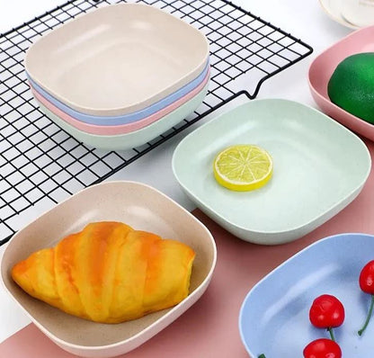 Buy 5 Get 5 Free Sale Offer - Imported 10 Pcs Set of Dish Plates with Free Holder in Rs 1099 Only - Trendy and Stylish