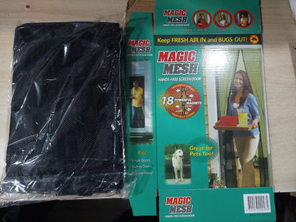 Magic Mesh Deluxe- Hands Free Magnetic Screen Door