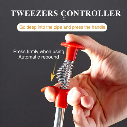 Stainless Steel Hair Catching Drain Cleaner Stick Big Size 160cm