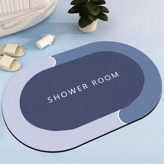 Bath Mat Waterproof Super Absorbent Non-Slip