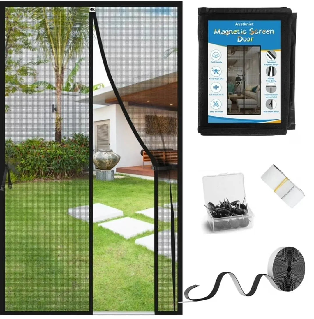 Magic Mesh Deluxe- Hands Free Magnetic Screen Door