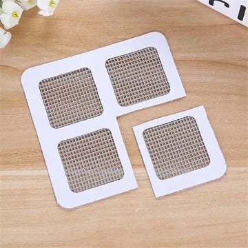 Window Net Mesh Sticker, Self Adhesive Hair Drain Sticker, Window Screen Repair Tape, Multifunctional Floor Drain Patch, Anti Blocking Wires Patch, Kitchen Bathroom Shower Sticker