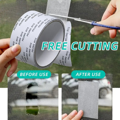 Strong Self Adhesive Window Net Screen Repair Patch Tape For Covering Up Holes Tears Anti Insect Mosquito Mesh