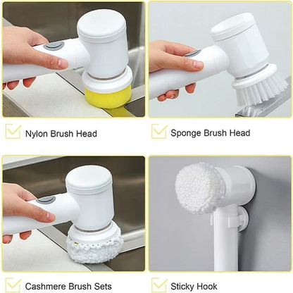 5 In 1 Multifunctional electrically driven Household Magic Brush