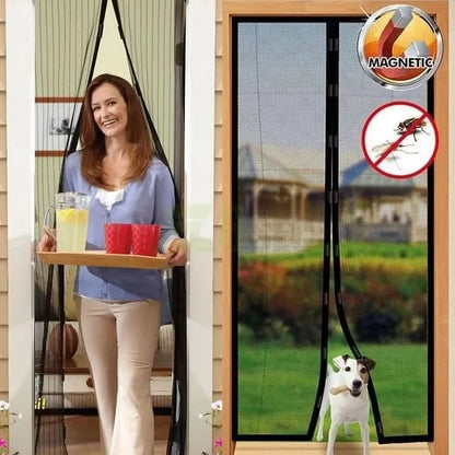 Magic Mesh Deluxe- Hands Free Magnetic Screen Door