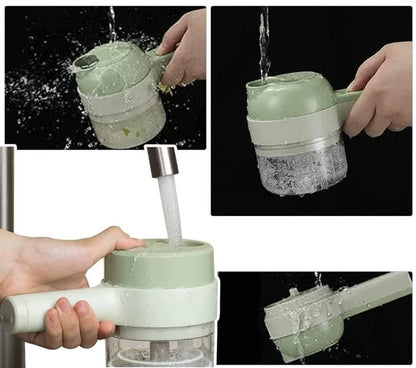 4 in 1 Multifunctional Electric Vegetable & Meat Speedy Grinder