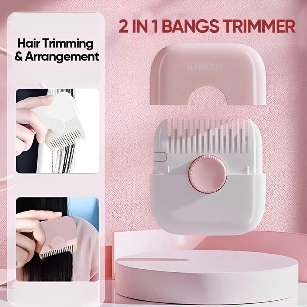 2-in-1 Hair Trimming and Thinning Comb - Dual-Sided Razor with Sharp Edges for Cutting and Styling