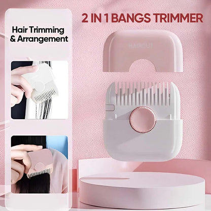 2-in-1 Hair Trimming and Thinning Comb - Dual-Sided Razor with Sharp Edges for Cutting and Styling