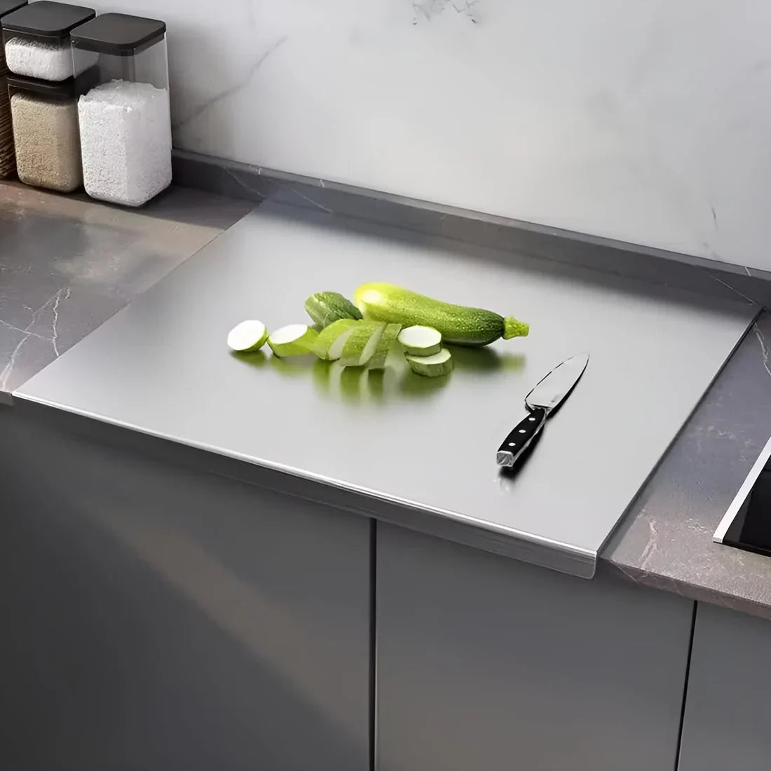 Premium 304 Stainless Steel Cutting Board – Durable, Hygienic, and Non-Slip Chopping Surface