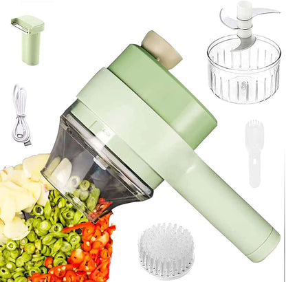 4 in 1 Multifunctional Electric Vegetable & Meat Speedy Grinder
