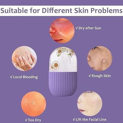 ice roller for face skin glowing ice cube massager Face Puffiness Relief Massage Skin Care Tools for face eye