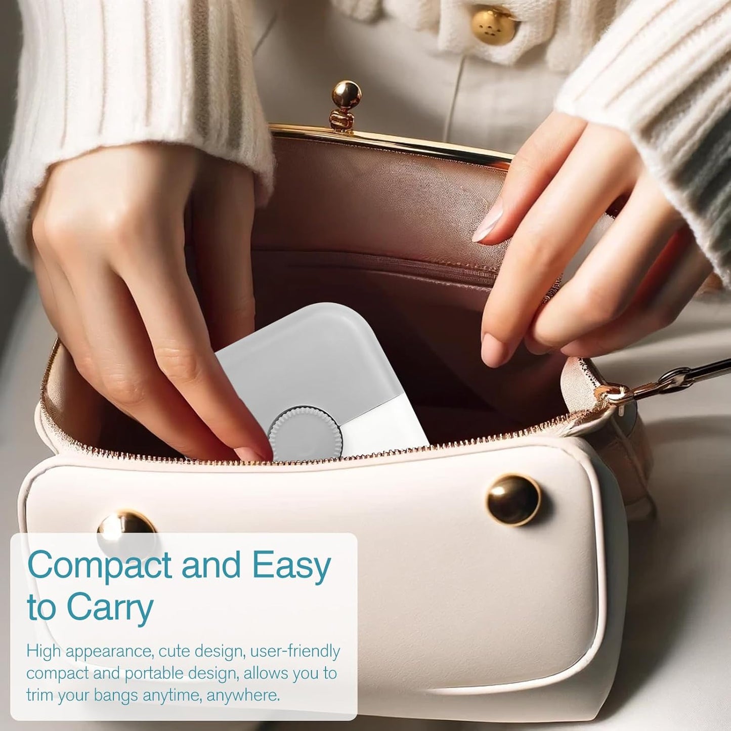 2-in-1 Hair Trimming and Thinning Comb - Dual-Sided Razor with Sharp Edges for Cutting and Styling