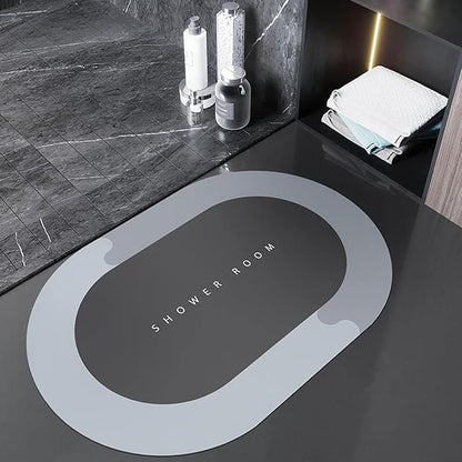 Bathroom Non-slip Mat Absorbent Floor Mats Home Kitchen Shower Room Bathtub Rug Quick Drying Entrance Door Memory Foam Pads