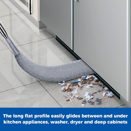 AURUZA PREMIUM Gap Dust Cleaners, Extendable Microfiber Dusters with Bendable & Removable Heads, Washable Brushes for Home, Kitchen, Car, Hard-to-Reach Areas