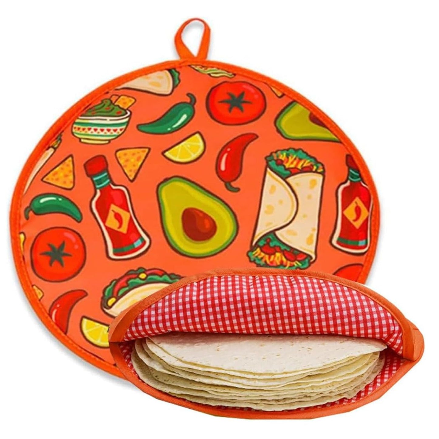 Tortilla Warmer Insulated & Microwaveable Fabric