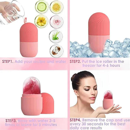 ice roller for face skin glowing ice cube massager Face Puffiness Relief Massage Skin Care Tools for face eye
