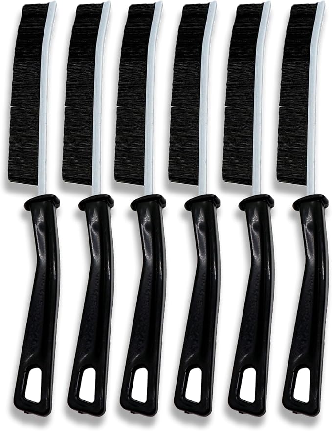 Multi-Purpose Crevice Cleaning Brush, Bathroom & Kitchen Gap Cleaning Brush, Long Strip Crevice Cleaning Tool, Dead Corners Brushes, Black PET Bristles