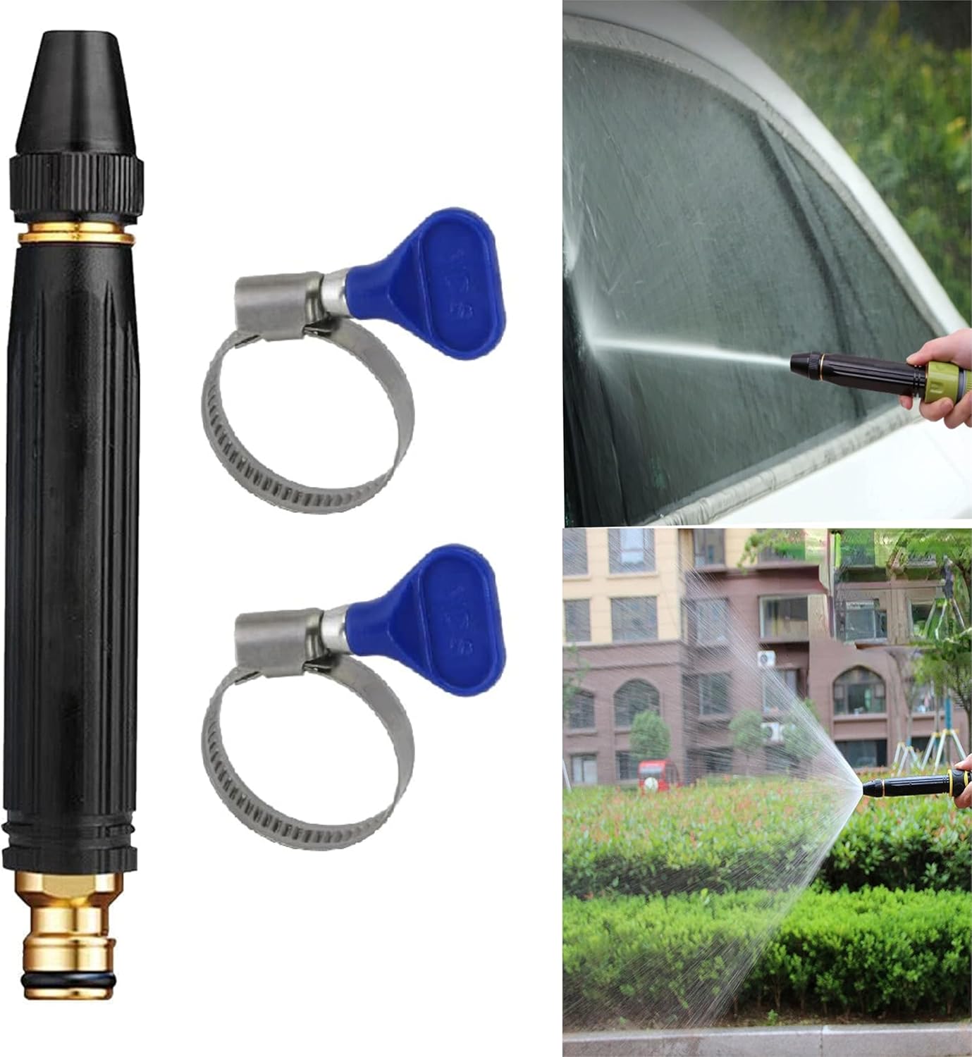 EVRYWEALTH jet spray for car wash spray Portable High Pressure Washing Water Spray Machine For Car Washing Garden Watering Tool Black High Pressure Nozzle High Pressure Water