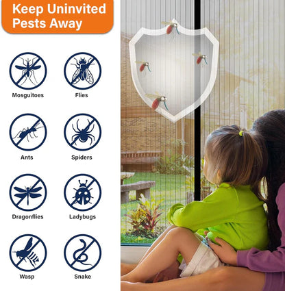 Magic Mesh Deluxe- Hands Free Magnetic Screen Door