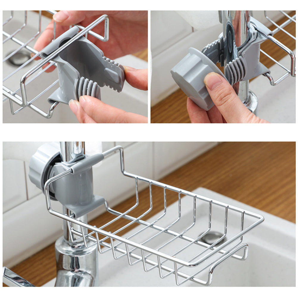 Stainless Steel Finish Sponge Holder