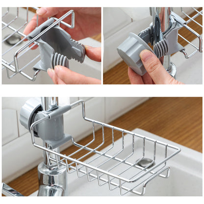 Stainless Steel Finish Sponge Holder