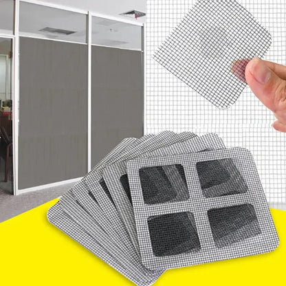 Window Net Mesh Sticker, Self Adhesive Hair Drain Sticker, Window Screen Repair Tape, Multifunctional Floor Drain Patch, Anti Blocking Wires Patch, Kitchen Bathroom Shower Sticker
