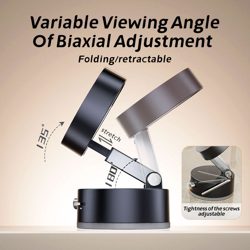 360° Rotatable Magnetic & Suction Cup Mobile Stand | Car, Desk & Travel Phone Holder