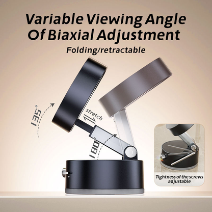 360° Rotatable Magnetic & Suction Cup Mobile Stand | Car, Desk & Travel Phone Holder