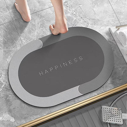 Bathroom Non-slip Mat Absorbent Floor Mats Home Kitchen Shower Room Bathtub Rug Quick Drying Entrance Door Memory Foam Pads