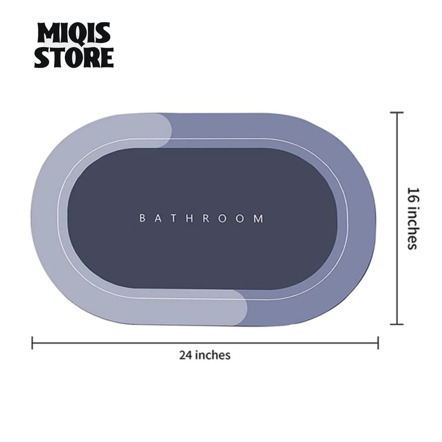 Bathroom Non-slip Mat Absorbent Floor Mats Home Kitchen Shower Room Bathtub Rug Quick Drying Entrance Door Memory Foam Pads