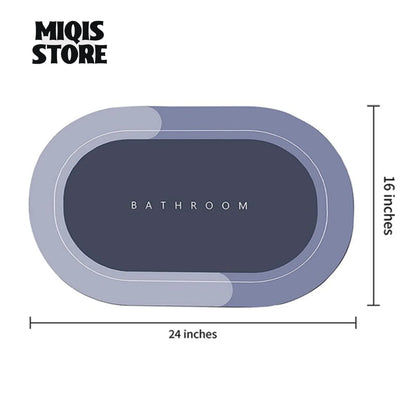 Bathroom Non-slip Mat Absorbent Floor Mats Home Kitchen Shower Room Bathtub Rug Quick Drying Entrance Door Memory Foam Pads