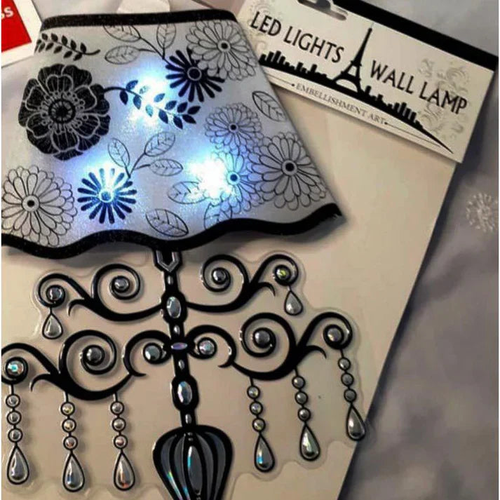 2Pcs 3D LED Wall Stickers