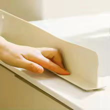 Silicone Sink Splash Guard With Suction Cup Anti-Splash Barrier For Kitchen Basin Waterproof Splatter Stopper Board