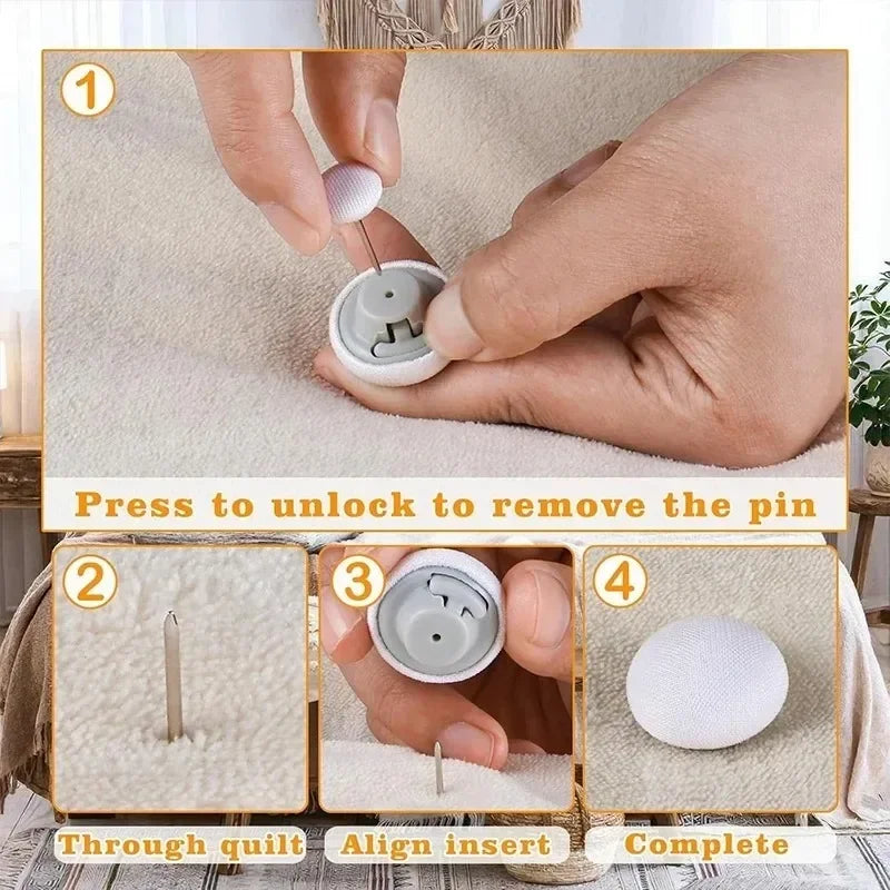 Mushroom Bed Clip, Blanket Buckles Bed Sheet Fixator Gripper, Double Press Bedspread Holder, Fall-proof Sheet Fastener Clip, Comforter Clips Quilt Holder Fixator, Bedroom Duvet Fixing Holder Quilt Cover Pinso