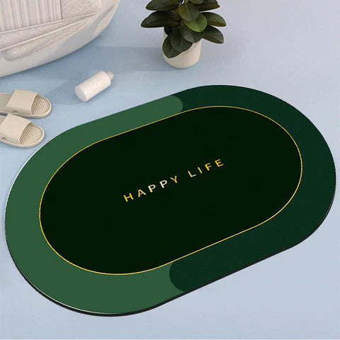 Bath Mat Waterproof Super Absorbent Non-Slip