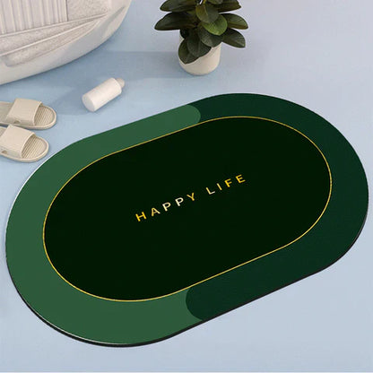 Bath Mat Waterproof Super Absorbent Non-Slip
