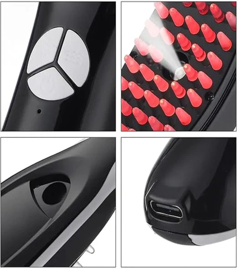 Hair Growth Brush with Steam & Vibration