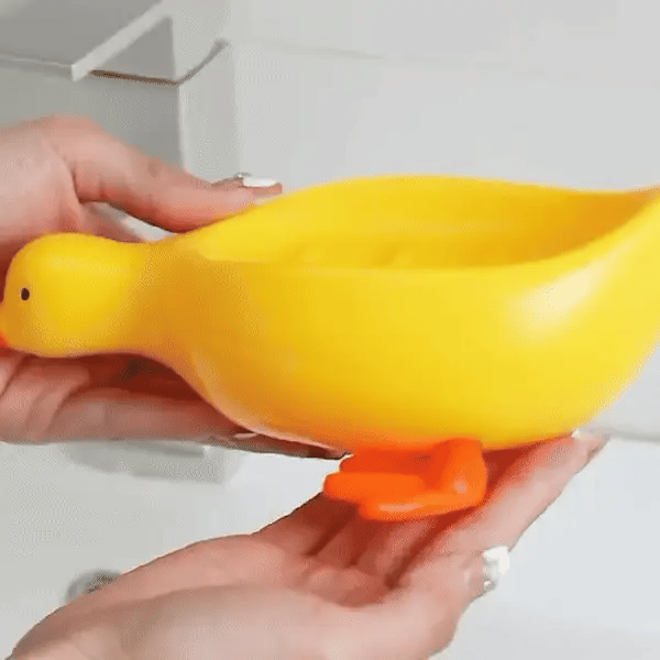 Little Duck Soap Holder, Cute Soap Drying Rack, Kitchen Bathroom Shelf Floor Type Soap Holder,