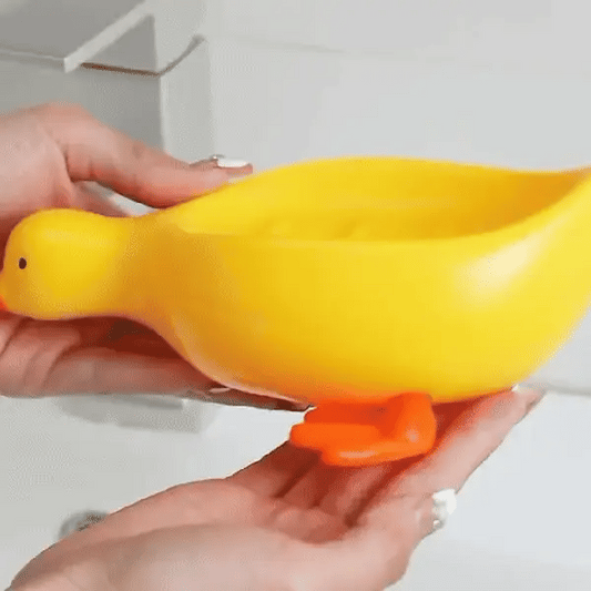 Little Duck Soap Holder, Cute Soap Drying Rack, Kitchen Bathroom Shelf Floor Type Soap Holder,