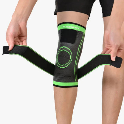Knee Support Band for Pressure Weaving with 3D Weave Protection Against Injury Pressure Adjustable Knee Support for Men and Women