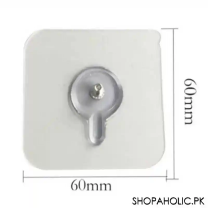 (Pack of 10) Punch Free Self Adhesive Screw Wall Hook For Home and Outdoor Use