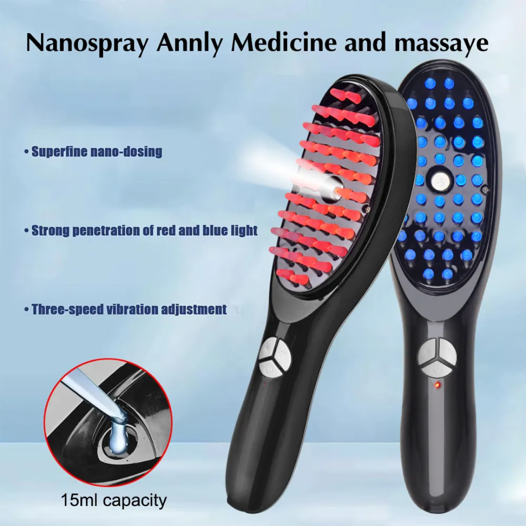 Hair Growth Brush with Steam & Vibration