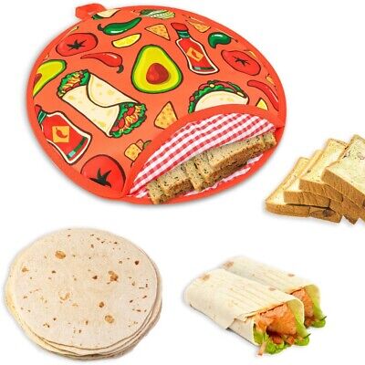 Tortilla Warmer Insulated & Microwaveable Fabric