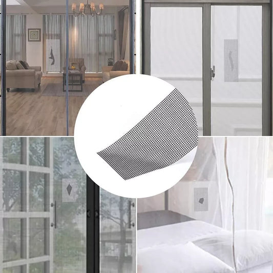 Strong Self Adhesive Window Net Screen Repair Patch Tape For Covering Up Holes Tears Anti Insect Mosquito Mesh
